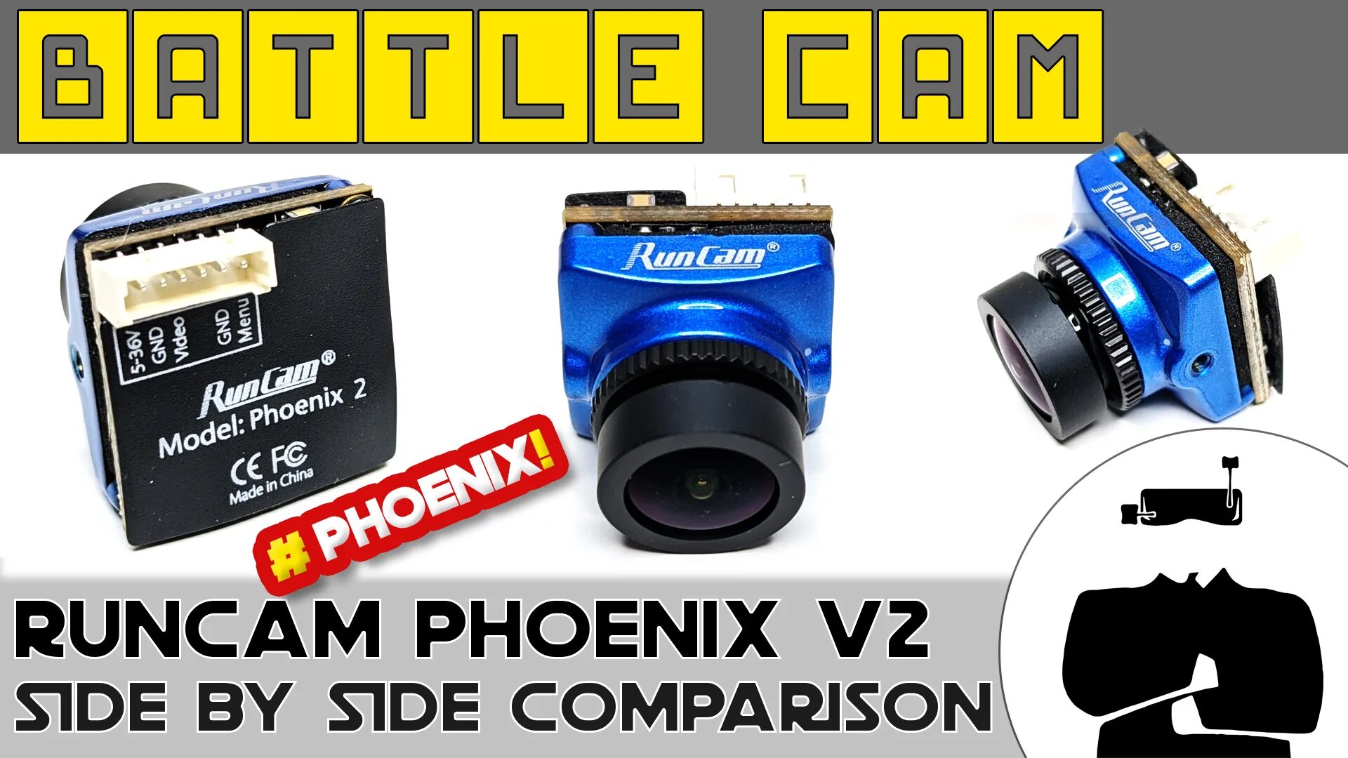 Runcam phoenix 2 подключение Test comparatif RunCam Phoenix V2 Battle Cam #16