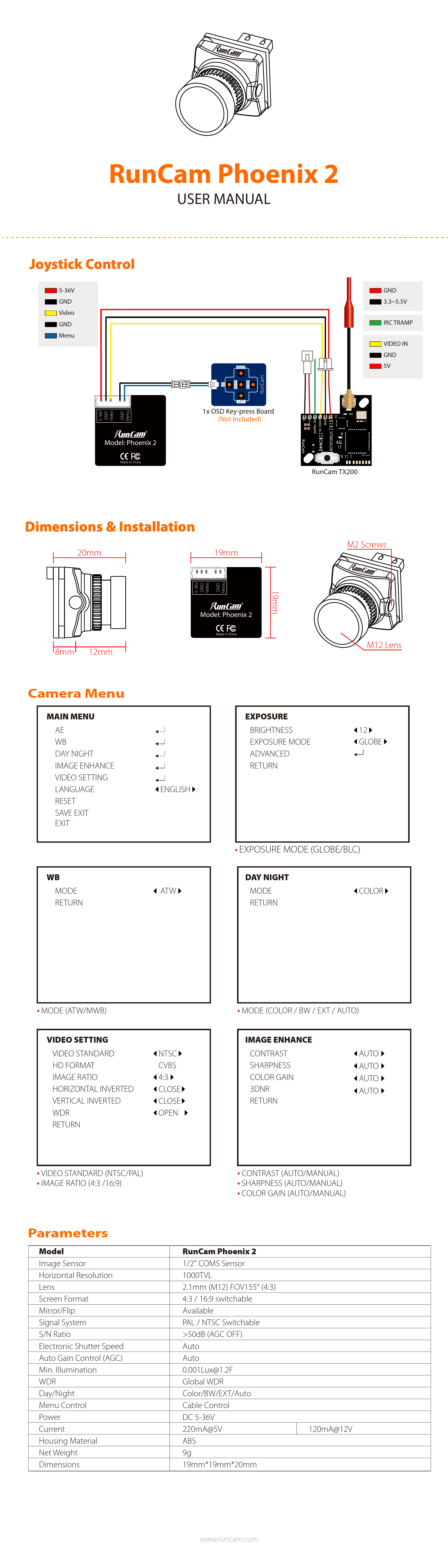 Runcam phoenix 2 подключение Runcam Joystick Sale www.cifroclub.ru