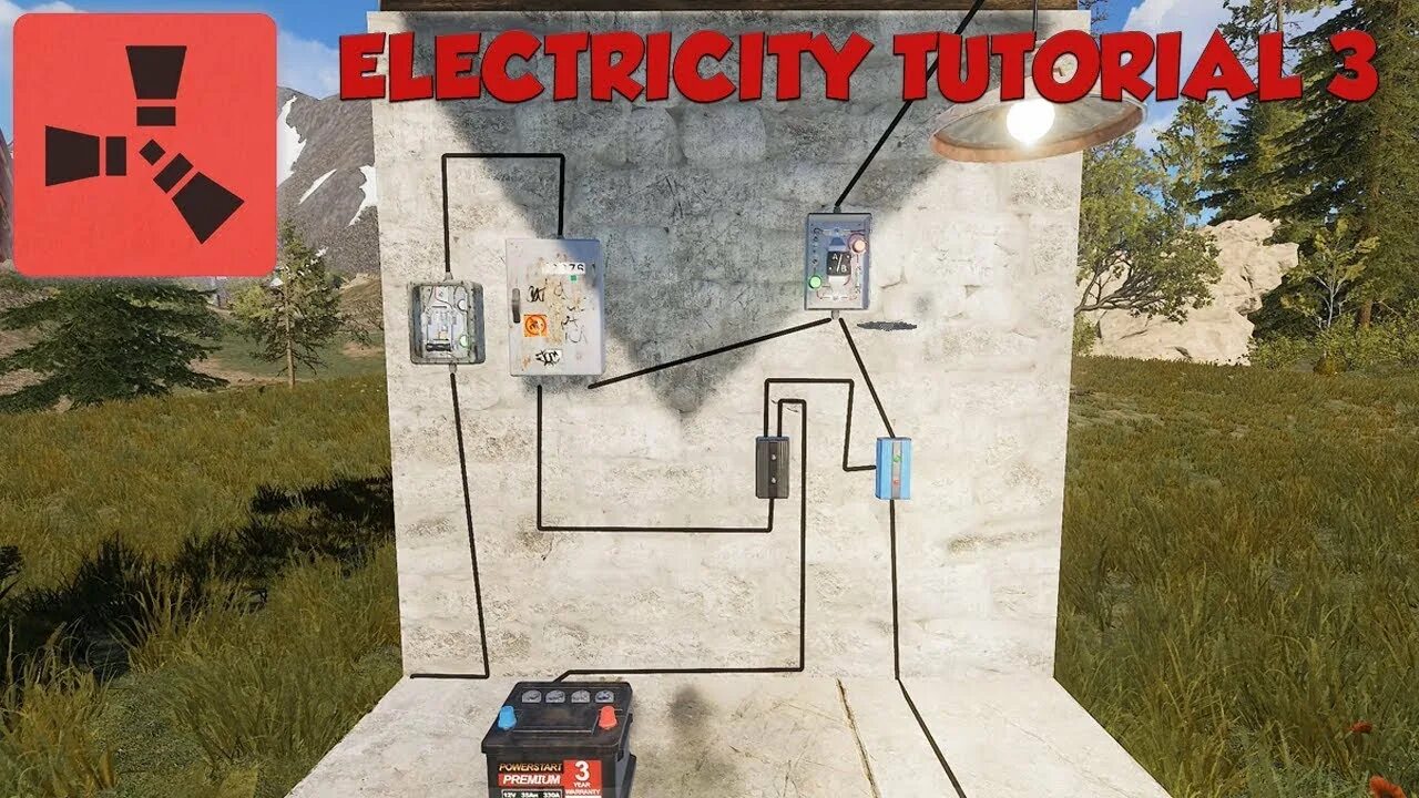Rust как подключить камеру Rust Electricity Tutorial #3 - Infinite Power - YouTube