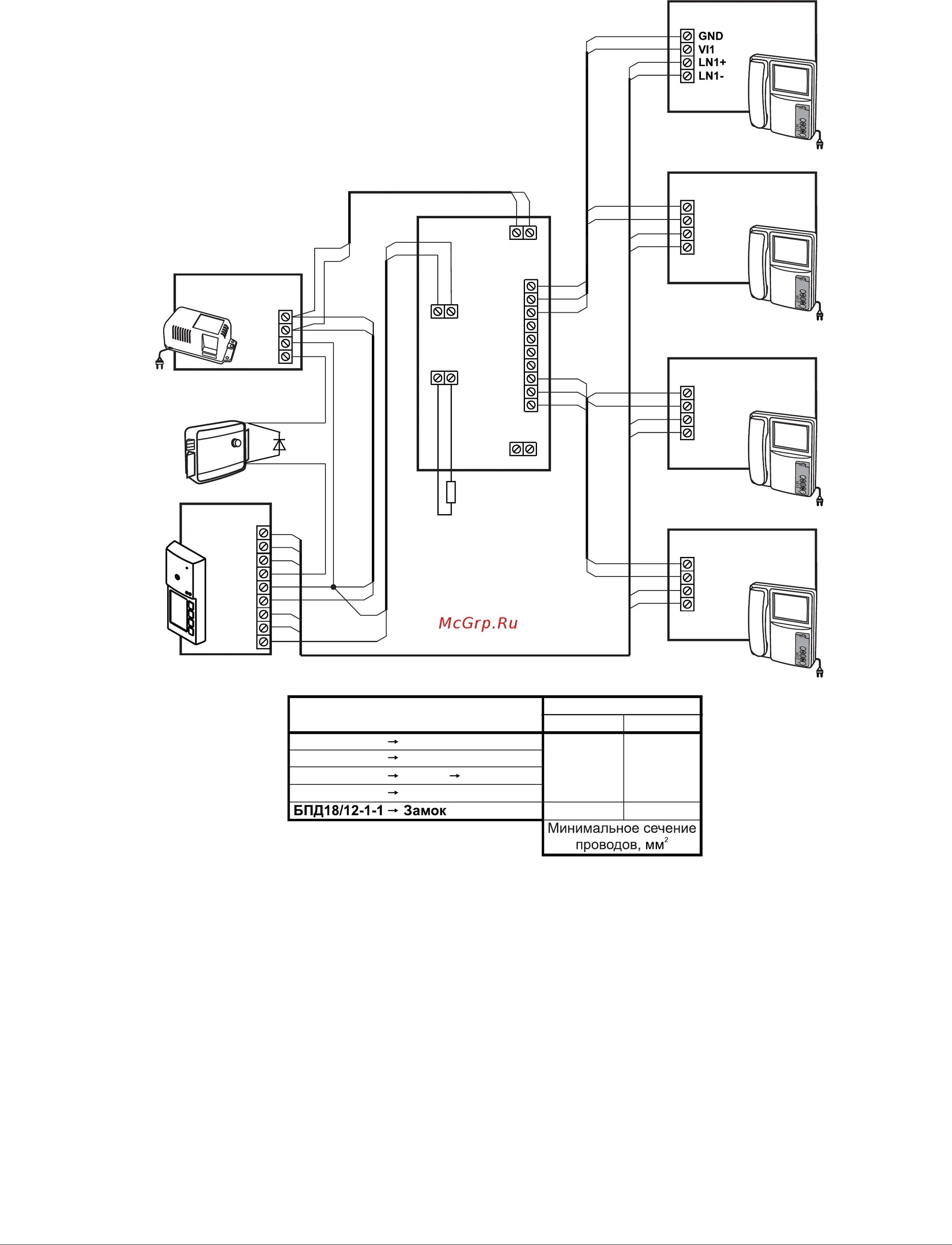 Rvs 4 схема подключения Domofon БВД-405А-2 11/13 Www инструкция по эксплуатации бвд редакция 2015 04 viz