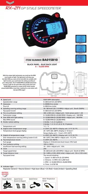Rx2n приборная панель подключение Распиновка приборной панели мото косо rx2n как подключить тахометр - журнал 13ma