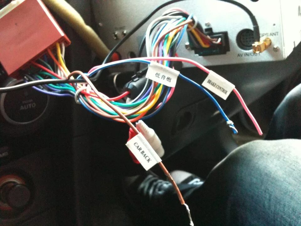 Rz mzd05 подключение к мазда 3 бк Штатное ГУ и камера заднего вида - Mazda 3 (1G) BK, 1,6 л, 2005 года автозвук DR