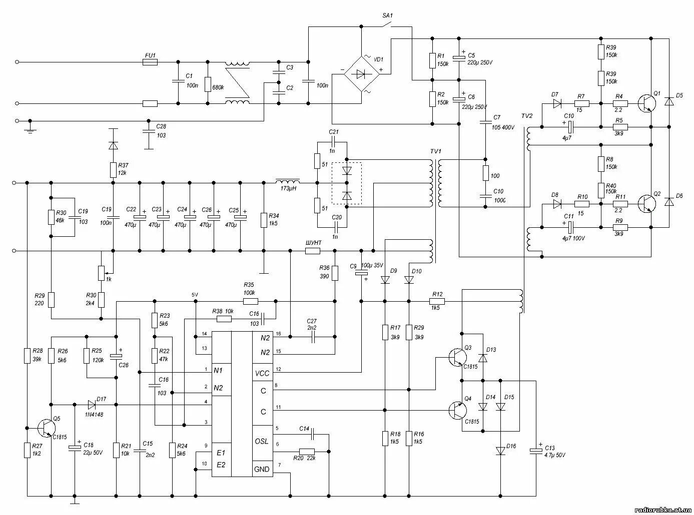 S 120 12 блок питания схема подключения Spa 400w xxv схема