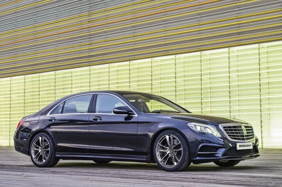 S класс 222 фото Кованые диски Beneventi Ace 21x9 (front) 21x10.5 (rear) для Mercedes-Benz S (W22