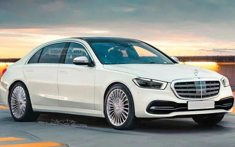 S класс фото Обновленные Mercedes S-Class и E-Class сфотографировали на заводе