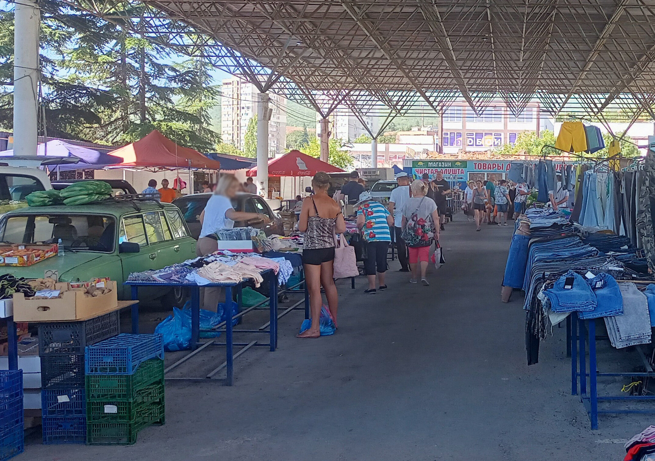 S market село константиновское 84 фото Фото: Продуктовый рынок, продуктовый рынок, Виноградная ул., 1, Алушта - Яндекс 