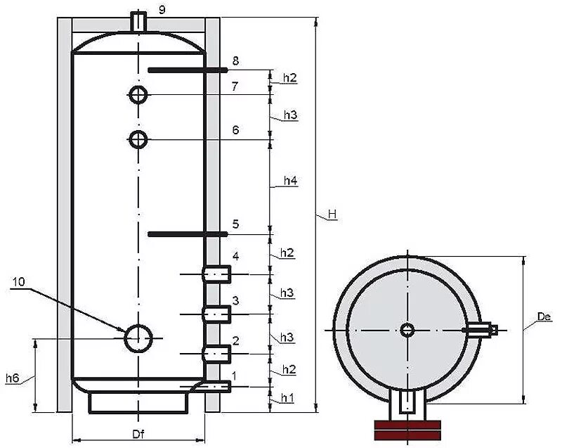 S tank бойлер подключение Водонагреватель напольный S-Tank SS-elektro