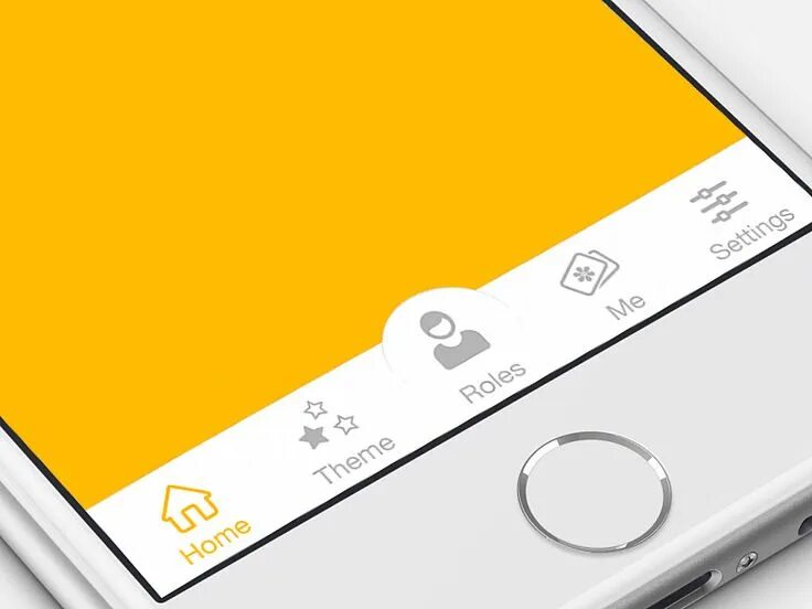 S24 желтый фото Animated Tab Bar Icons - Interface Mobile design inspiration, User interface des
