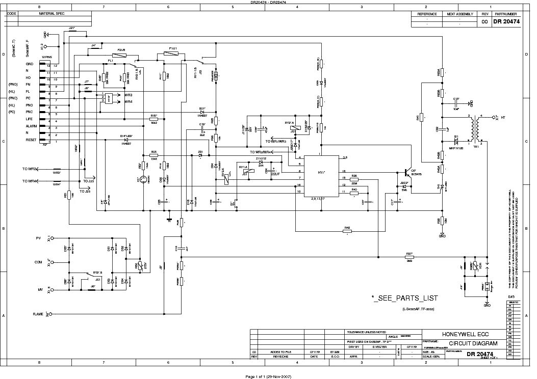 S4565cd 2029 1 схема подключения HONEYWELL S4565 SCHEMATIC Service Manual download, schematics, eeprom, repair in