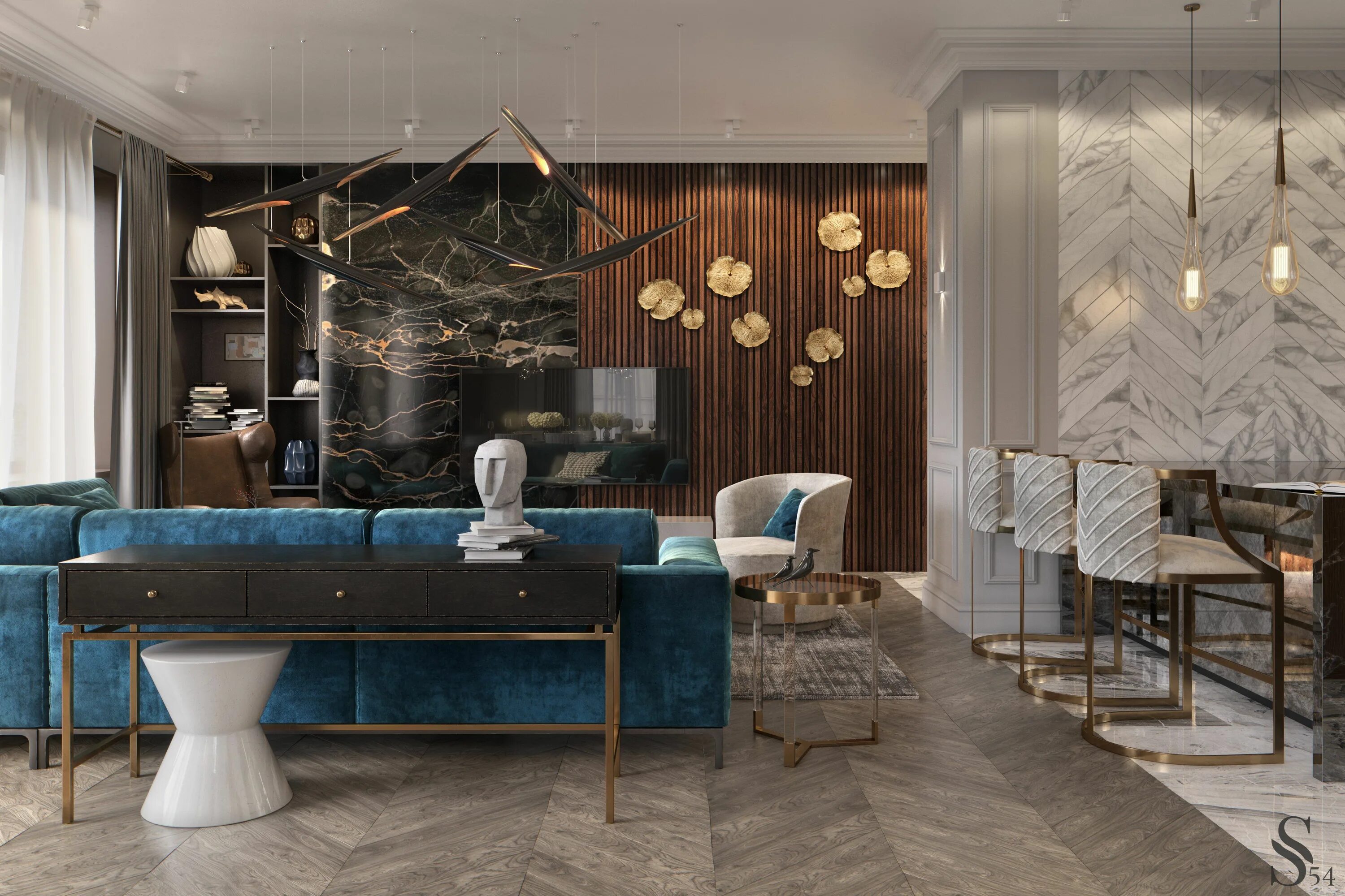 S54 студия дизайна Диван Ditre Italia Living room designs, Home decor, Mansion living room