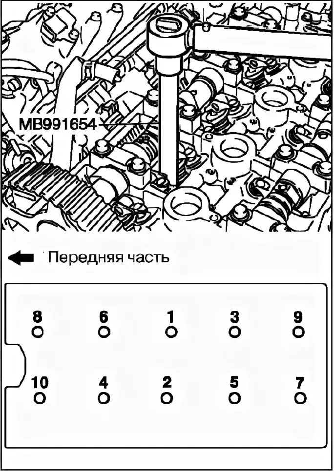 S6s двигатель mitsubishi порядок затяжки гбц Повторная протяжка ГБЦ. Практика. - Great Wall Hover, 2,4 л, 2007 года своими ру
