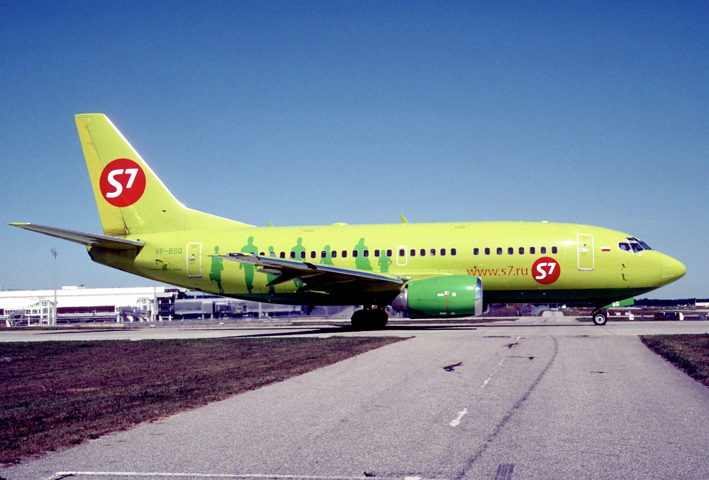 S7 airlines авиакомпания фото самолета File:S7 Airlines Boeing 737-522; VP-BSQ, July 2006 DWI (5288070415).jpg - Wikime