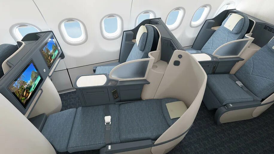 S7 бизнес класс фото A321neo_Business Class_6e Business Traveller Flickr