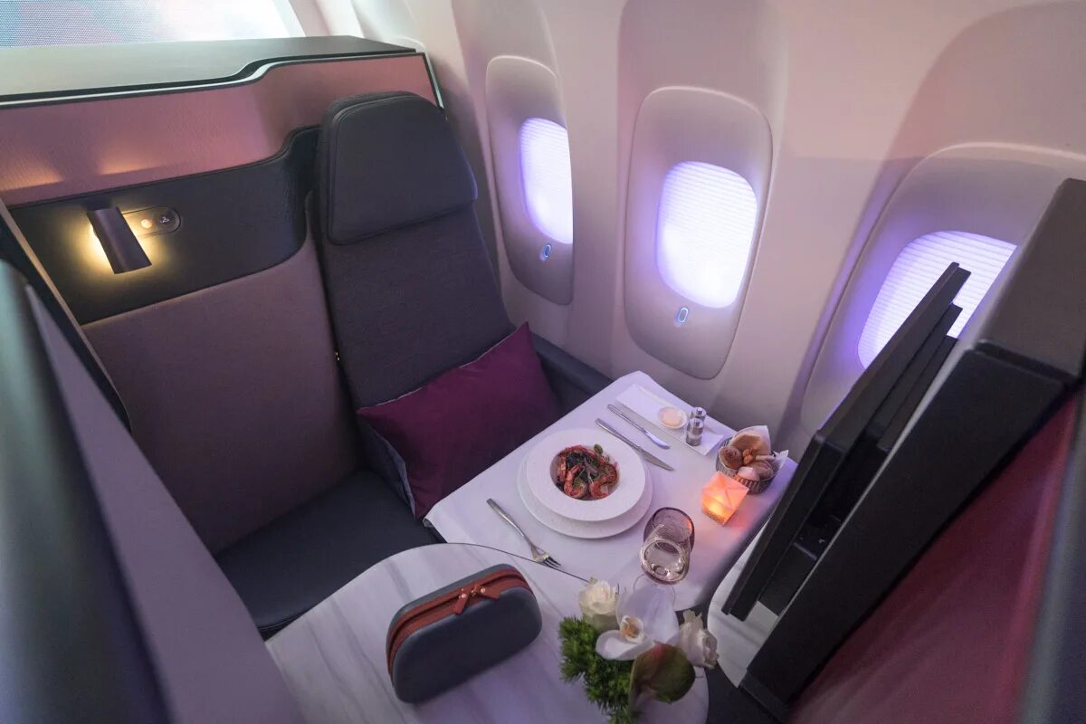 S7 бизнес класс фото Qatar Airways new Qsuite Business Class! - Andy's Travel Blog