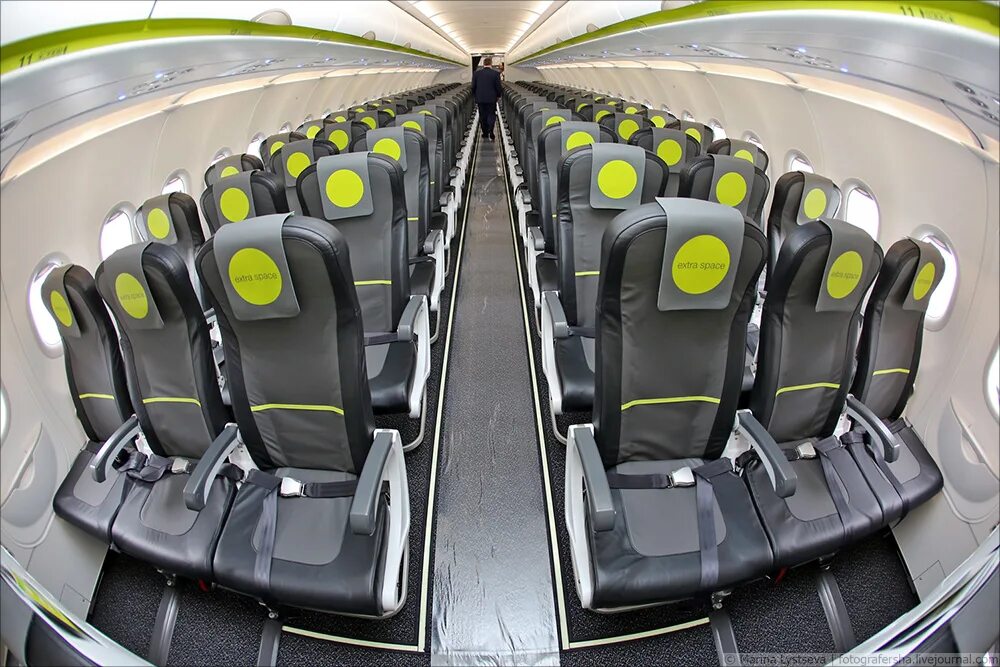 S7 фото салона Neo Offizienz: Das erste A320neo-Flugzeug in Russland. S7 Herausforderungen Aero