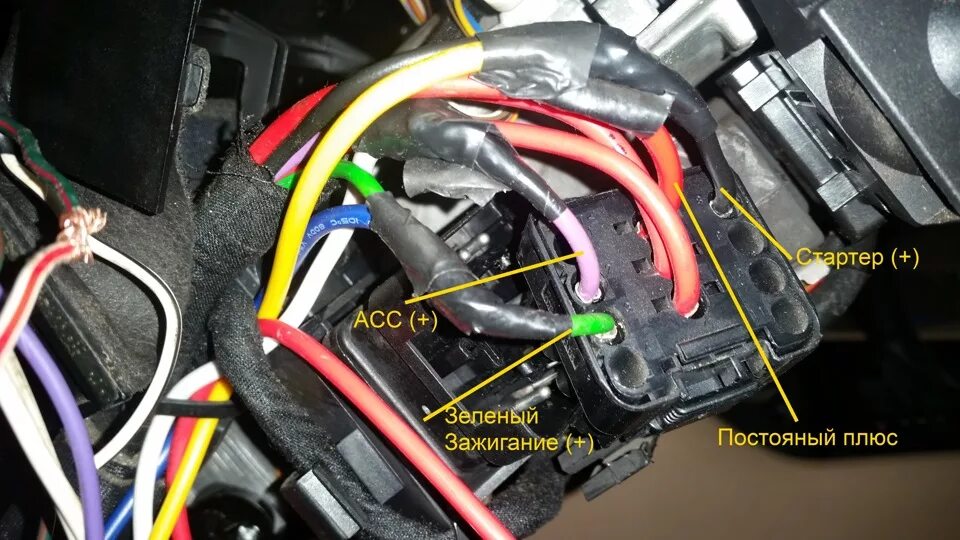 Saab 9 5 точки подключения сигнализации Сигнализация с автозапуск GSM/GPS + Свободные руки! - BMW 5 series (E39), 2,8 л,