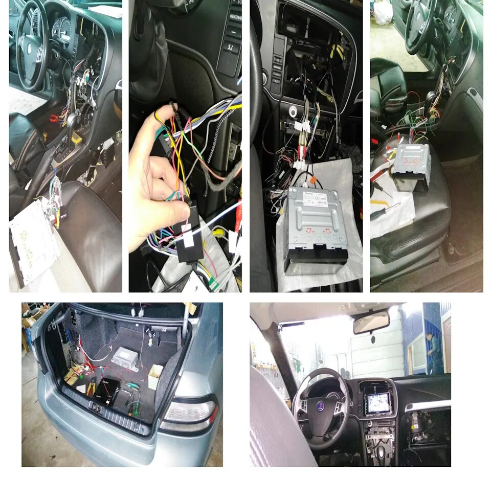Saab 9 5 точки подключения сигнализации SAABSound# 3) Установка Pioneer SPH-DA120 в SAAB 9-3 - Saab 9-3 (2G), 2 л, 2008 