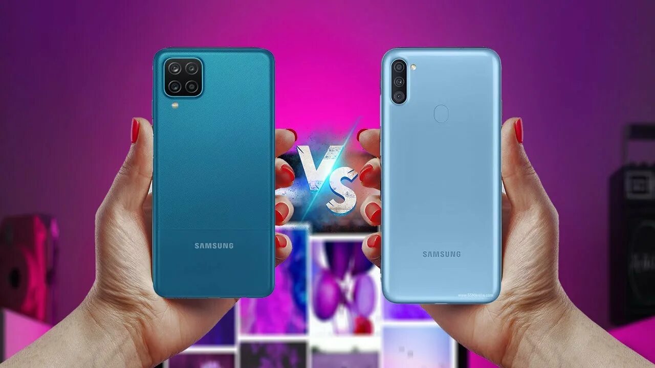 Samsung а 12 фото Samsung Galaxy A12 Vs Samsung Galaxy A11 Comparison - YouTube