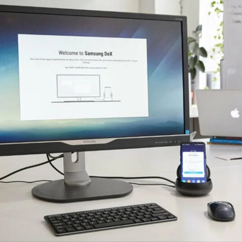 Samsung dex как подключить к пк Samsung dex station - купить в Курске, цена 2 500 руб., продано 28 июля 2019 - А