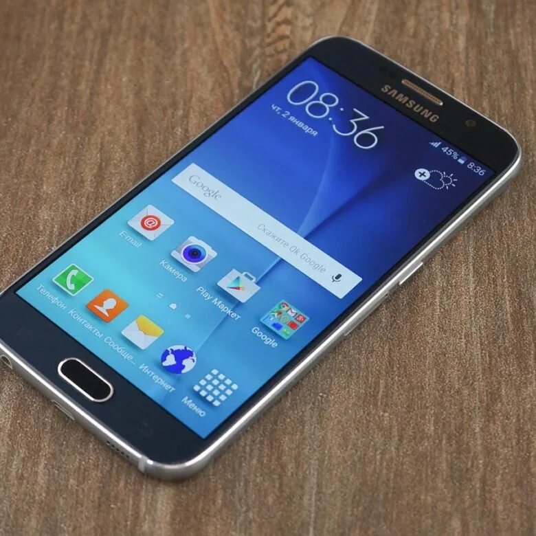 Samsung galaxy 6 фото Смартфон SAMSUNG Galaxy S6 SM-G920F 32GB - купить в Миассе, цена 7 000 руб., про