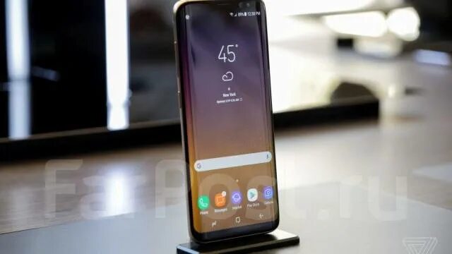 Samsung galaxy 8 фото Samsung s8, 5.80", моноблок, черный, 3G, 4G LTE, Dual-SIM, Защищенный, б/у, в на