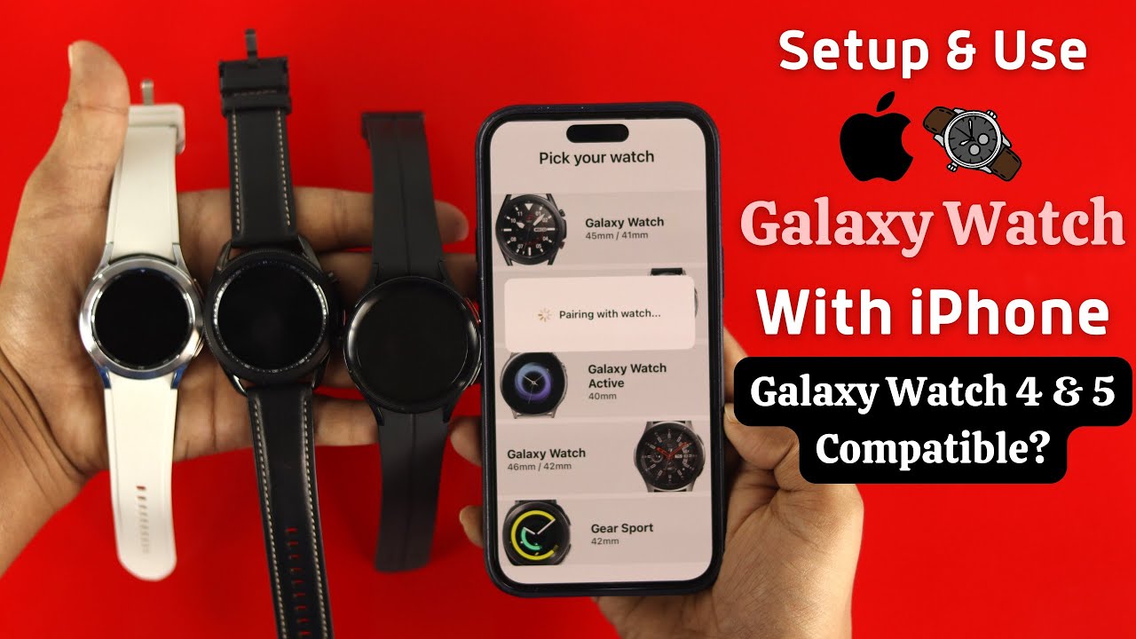 Samsung galaxy watch 4 подключение к iphone la satisfaction Souris Intégrer samsung watch compatible iphone en dessous de sa