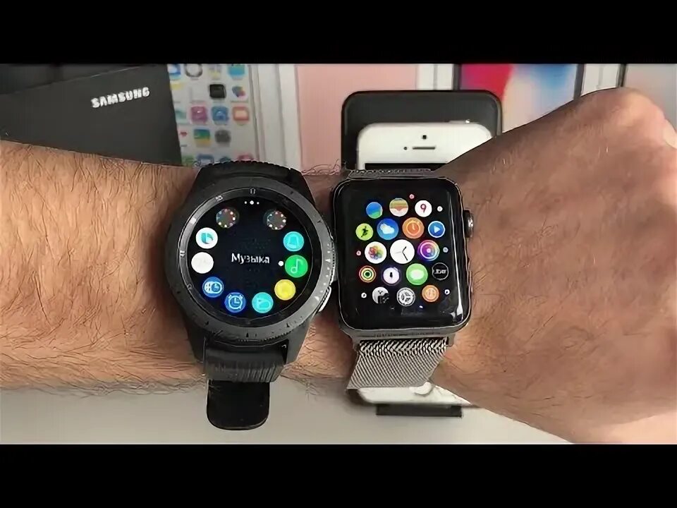 Samsung galaxy watch 4 подключение к iphone Ремешок кожаный GSMIN Crocodile 20 для Samsung Gear Sport / S2 Classic / Galaxy 