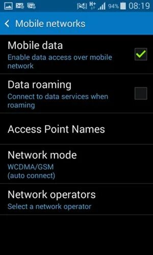 Samsung как подключить интернет Set up roaming - Samsung Galaxy Core 2 - Android 4.4 - Device Guides