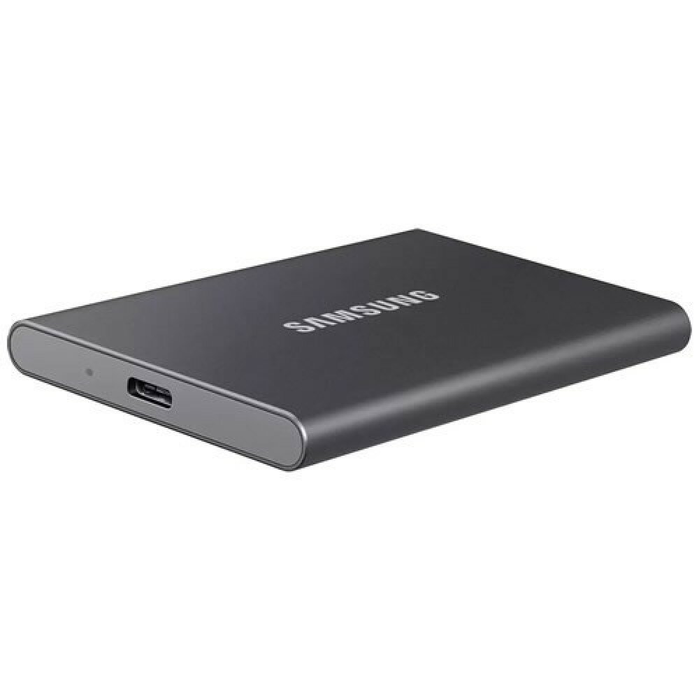 Samsung portable ssd t9 2tb какие подключения 500 ГБ Внешний SSD Samsung T7, USB 3.2 Gen 2 Type-C, серый - купить в интернет-м