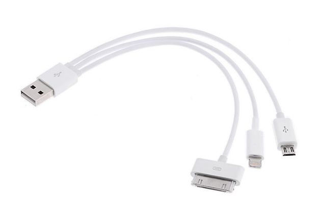 Samsung провод подключения The 3-in-1 Universal USB Charging Cable by Bazaared.