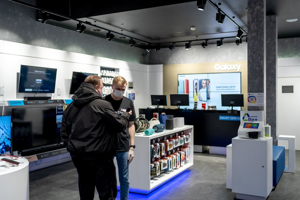 Samsung сервисный центр просп космонавтов 14 фото Панорама: Samsung Сервисный центр, ремонт телефонов, просп. Космонавтов, 14, Сан