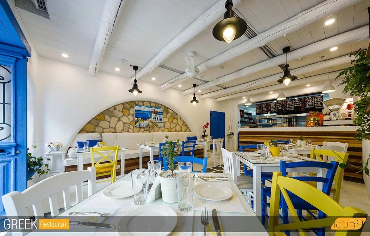 Santorini ленинский просп 42б фото Santorini :: Behance