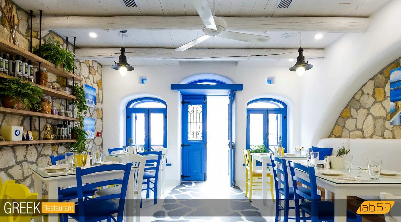 Santorini ленинский просп 42б фото Santorini :: Behance