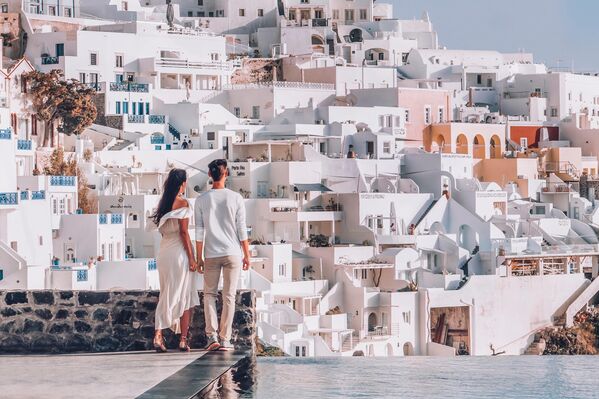 Santorini московская ул 122 фото Рожденный вулканом. Остров Санторини с высоты птичьего полета - РИА Новости, 25.