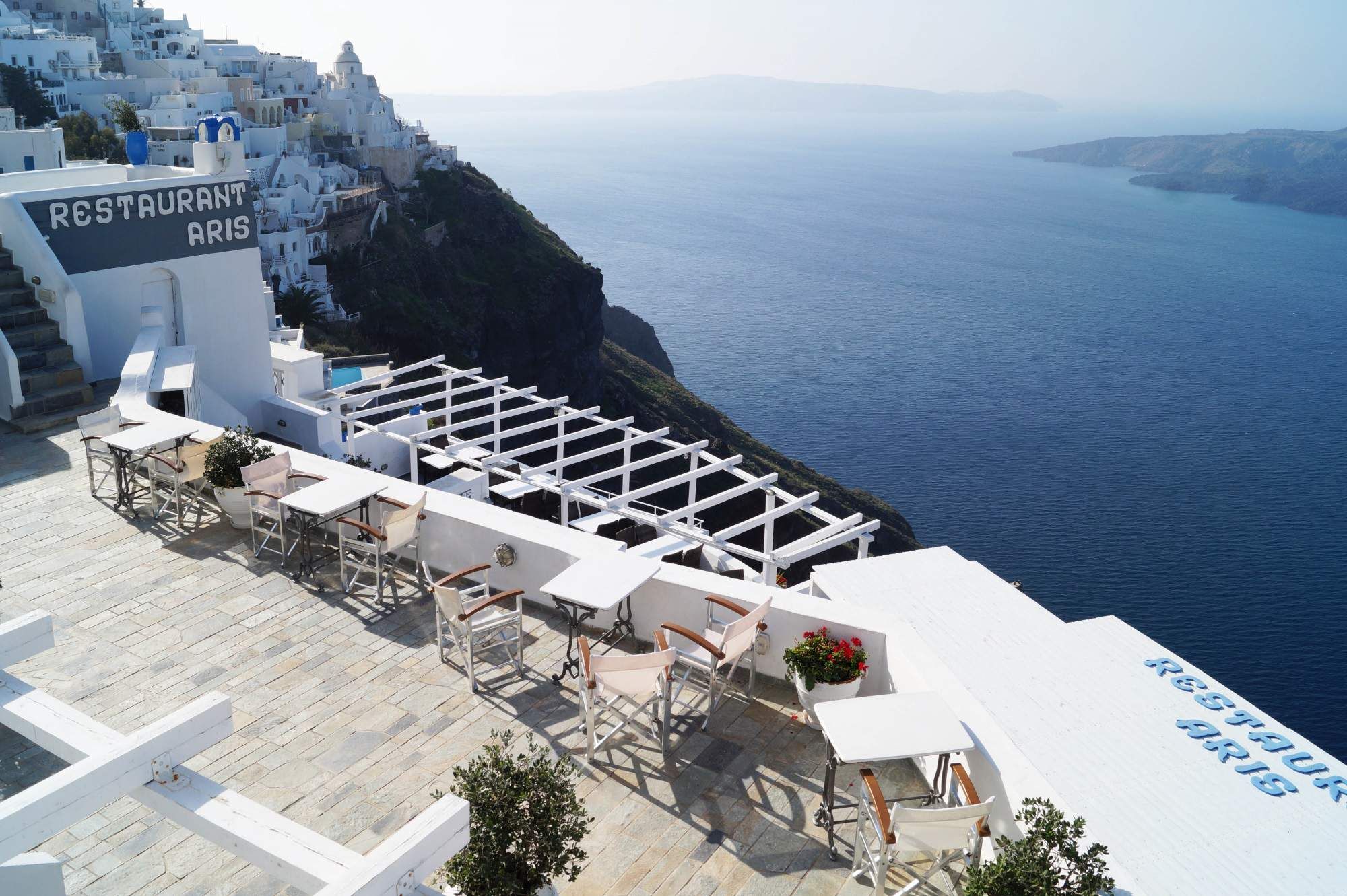 Santorini московская ул 122 фото aris-restaurant.gr Santorini restaurants, Fira santorini, Santorini
