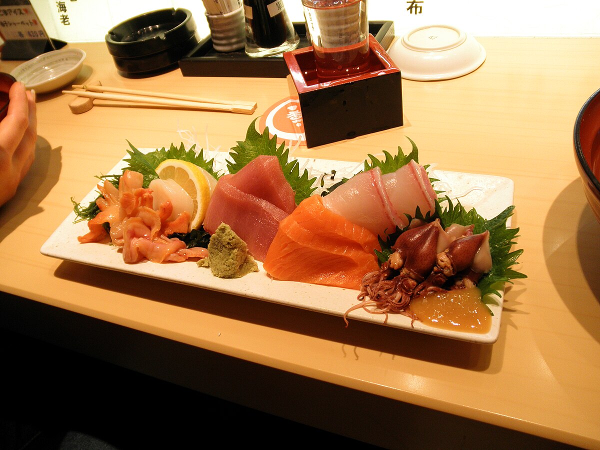 Sashimi ул бутырина 15 фото File:Assorted sashimi.jpg - Wikipedia