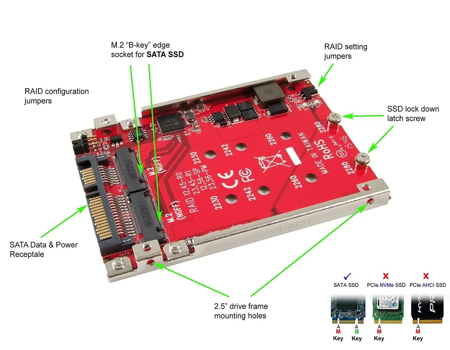 Sata 2 подключение ssd Sale dual m2 to sata adapter in stock