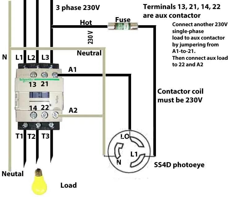 Schneider electric как подключить провода Lc1d18 schneider electric схема подключения - 93 фото