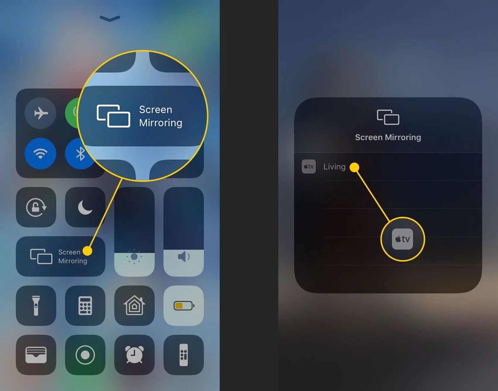 Screen mirroring для телевизора как подключить айфон Включить повтор экрана с айфона на телевизор