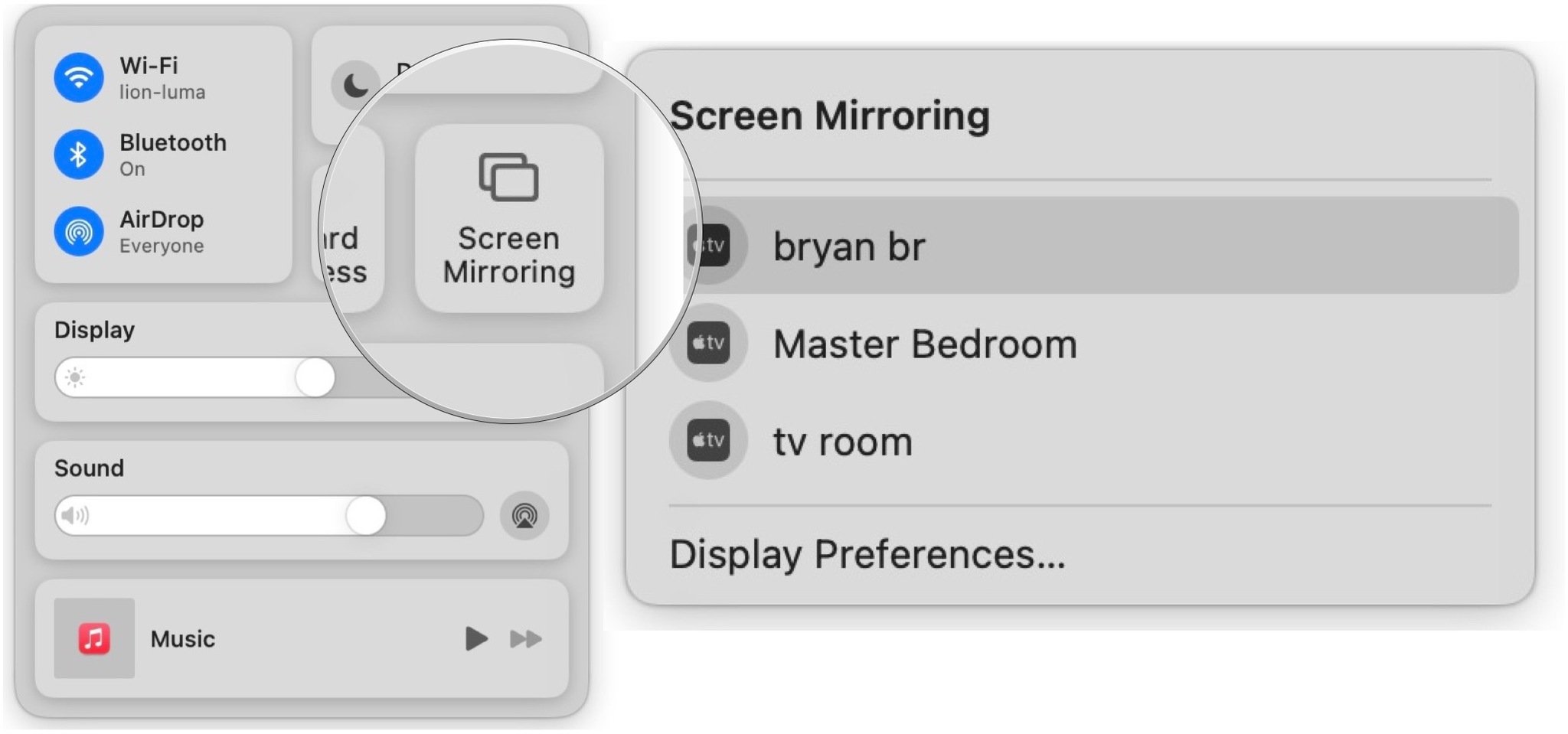 Screen mirroring как подключить айфон How to AirPlay to Apple TV on iPhone, iPad, and Mac