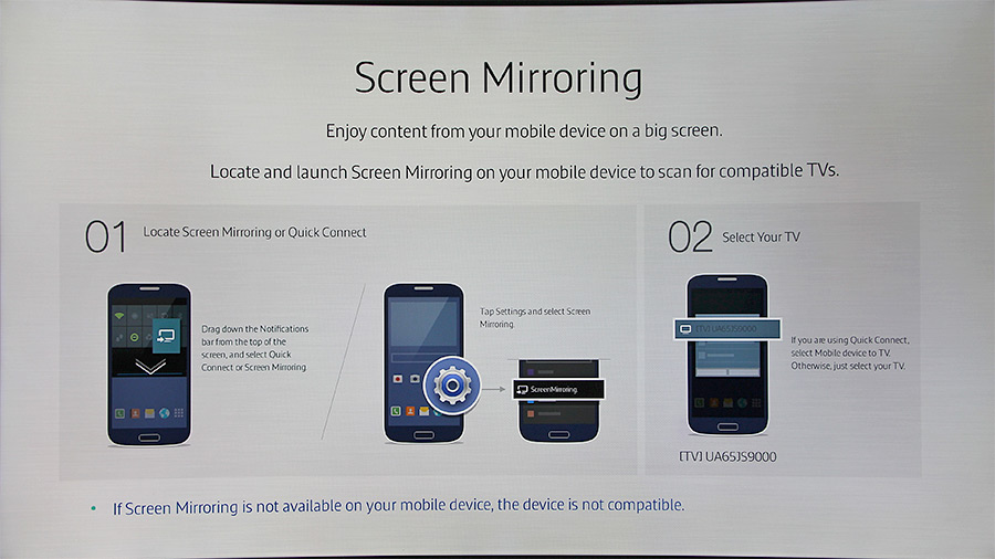 Screen mirroring samsung как подключить айфон Samsung JS9500 and JS9000 SUHD 4K TVs review - At the pinnacle of LCD TV tech - 