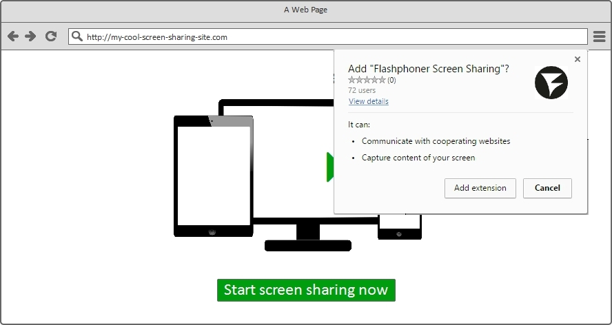 Screen share как подключить андроид Cкринкастинг на сайте по WebRTC из браузера Chrome / Хабр