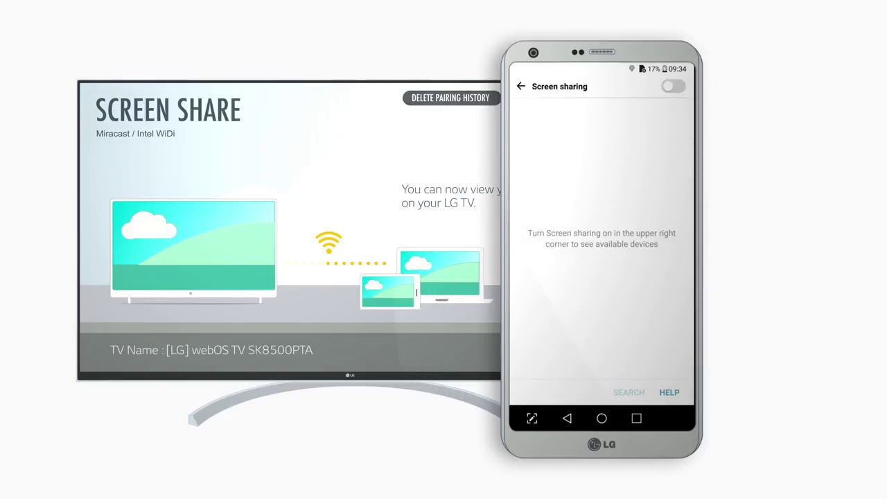 Screen share lg как подключить андроид WebOS TV Screen Share in LG Smart TVs - YouTube