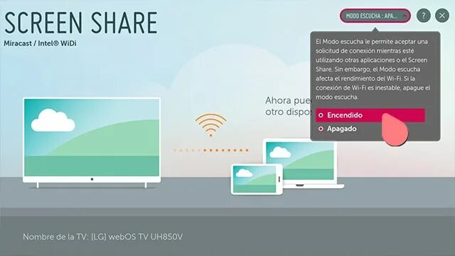 Screen share lg как подключить андроид Usar Miracast en Televisores: Guía LG ESPAÑA
