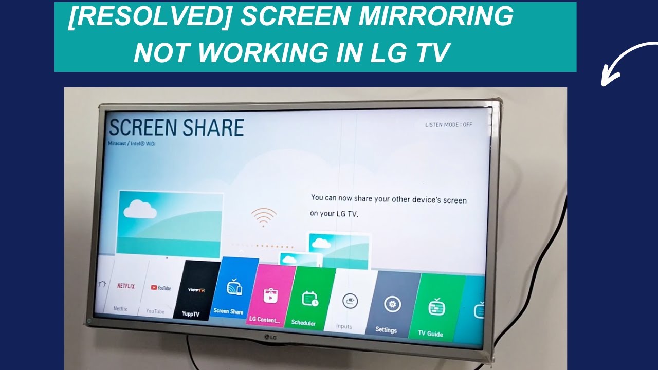 Screen share lg как подключить ноутбук Resolved Screen Mirroring Not Working In LG TV Screen Sharing Not Working LG TV 