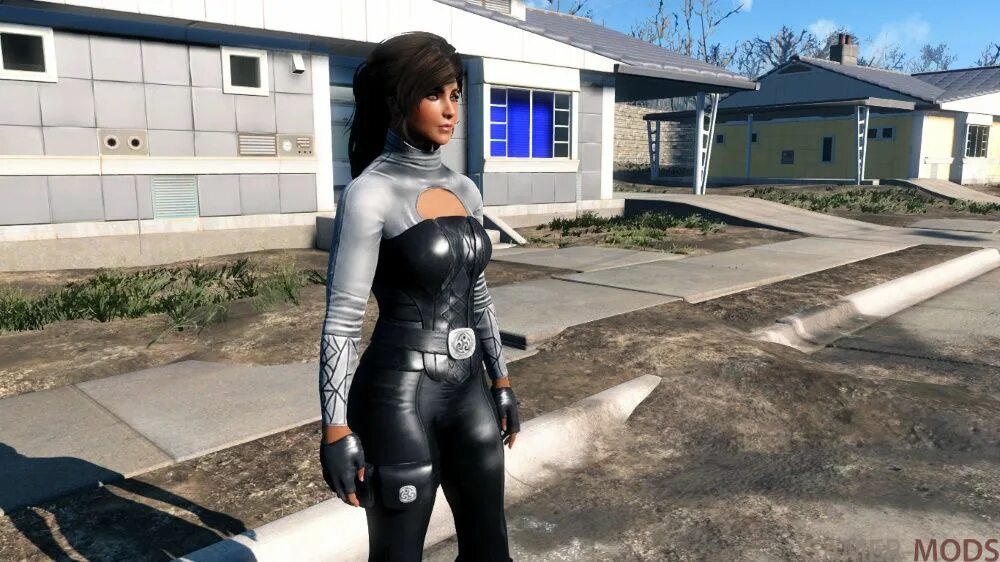 Scum моды на женский персонаж Mercenary Outfit для Fallout 4 - Одежда - Fallout 4 - Моды на русском для Skyrim