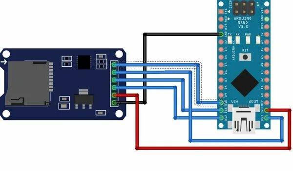 Sd подключение телефону Модуль Micro SD Card Reader: описание, подключение, схема, характеристики ВИКИ