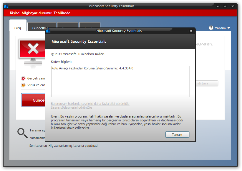 Security essentials ошибка подключения Microsoft Security Essentials 4.4.304.0 TR Katılımsız " SolidShare.NET Katılımsı