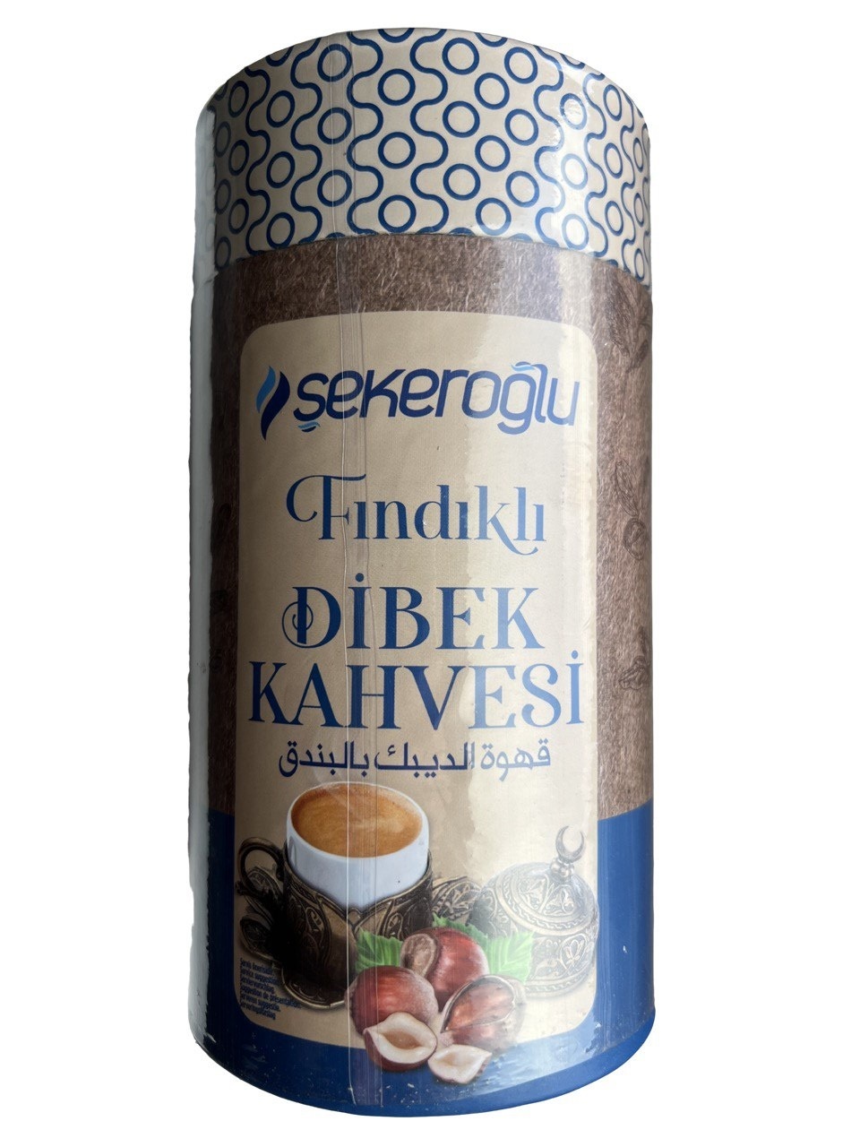 Sekeroglu турецкий кофе молотый 100г фото Характеристики Молотый турецкий кофе Sekeroglu 200 гр Dibek Kahvesi с фундуком, 