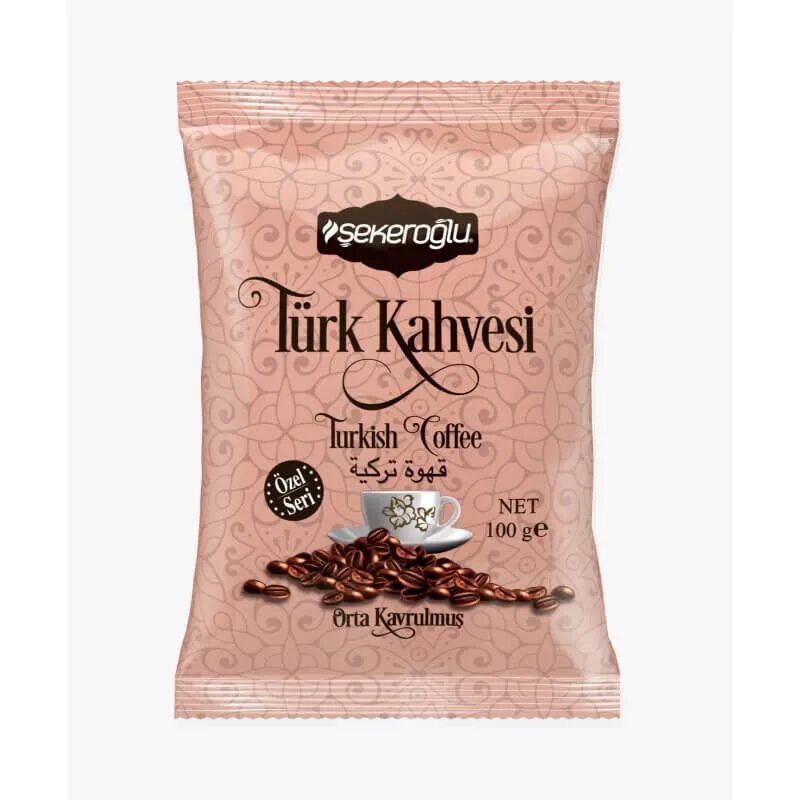 Sekeroglu турецкий кофе молотый 100г фото Şekeroğlu Türk Kahvesi 100 G - Bizim Kiler Market
